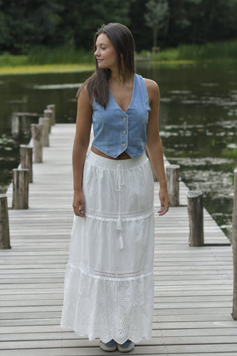 Chloe Denim Vest - Bellavie Fashion