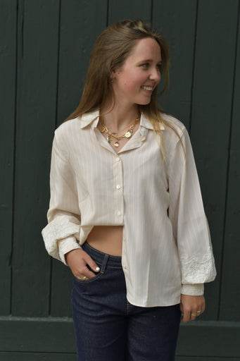 Elise Stripe Blouse - Bellavie Fashion
